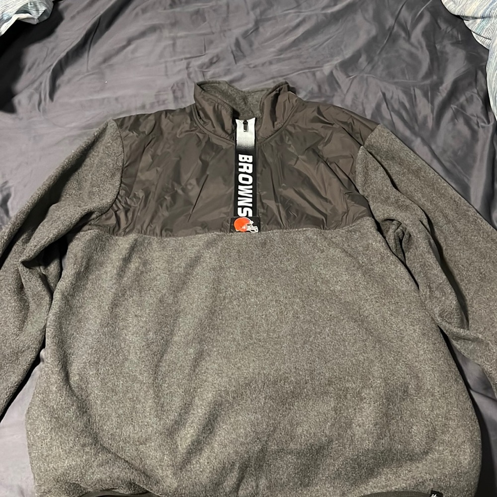 ‘47 Brand Cleveland Browns Fleece Sweatshirt, Size XXL, Gray